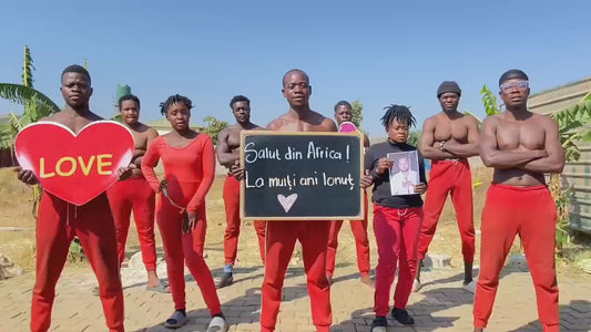 Video Message Gift - African Team in Red