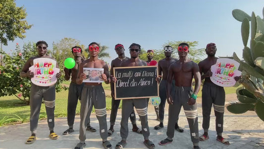 Video message gift - African Team Greetings